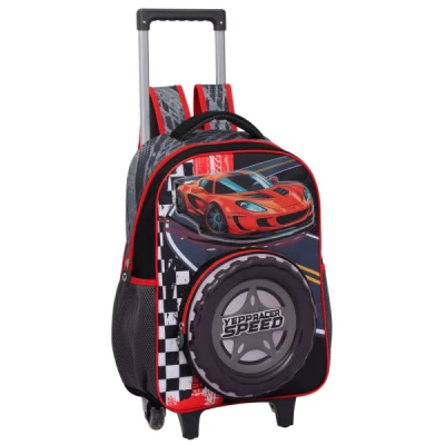 MOCHILA C/RODA INFANTIL MASCULINA YEPPRACER SPEED YEPP