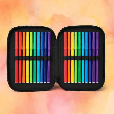 ESTOJO BOX PRETO ADV - LUXCEL