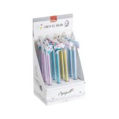 CANETA ESFEROGRÁFICA DIVERT GEL APAGAVEL 0.7MM - UNICORN - CA0202 BRW