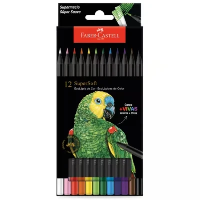 LAPIS DE COR C/12 SUPERSOFT 210710 FABER CASTELL