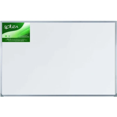 QUADRO BRANCO MOLDURA ALUMINIO 90X60 SOUZA REF5603
