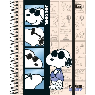 PLANNER ESPIRAL SNOOPY M7 (177X240MM) 2027 TILIBRA