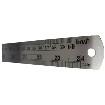 REGUA 60CM DE ACO RE3001 - BRW
