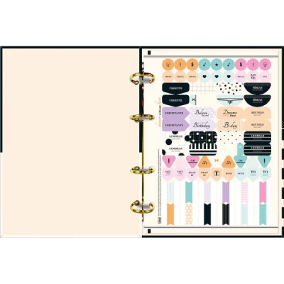 Caderno Argolado Cartonado Colegial West Village 160 Folhas - Tilibra