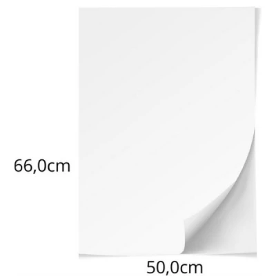PAPEL CARTOLINA 50X66 140G -  CORES DIVERSAS