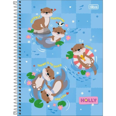 CADERNO 1/4 ESP CD 80F HOLLY TILIBRA