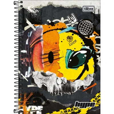 CADERNO 1/4 ESP CD 80F HYPE TILIBRA