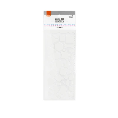 REGUA 20CM PLASTICA GEOMETRICA RE2010 BMW