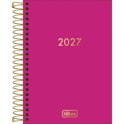 AGENDA ESPIRAL NAPOLI ROSA (129X187MM) M5 2027 TILIBRA