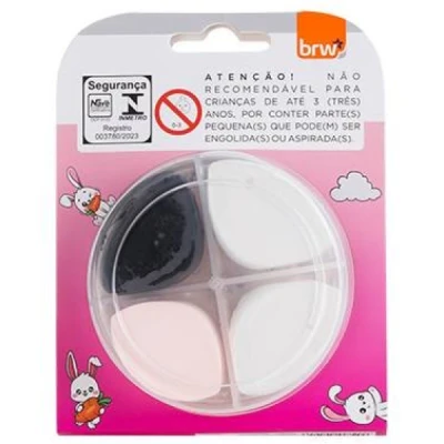 MASSA DE MODELAR DIVERTIDA - BUNNY - 3 CORES - BLISTER C/ 1 POTE MM0111 BRW