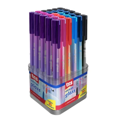 CANETA GEL 0.5 GLASS TRIS