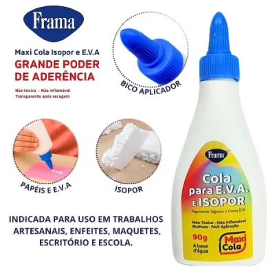 COLA ISOPOR MAXI FRAMA 090GR