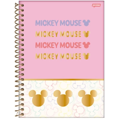 CADERNO 1MT 80F ESP CD COLEGIAL MICKEY JANDAIA