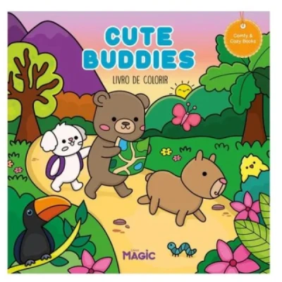 LIVRO DE COLORIR BOBBIE GOODS CUTE BUDDIES 48PG UNIDADE 84778 - MAGIC KIDS