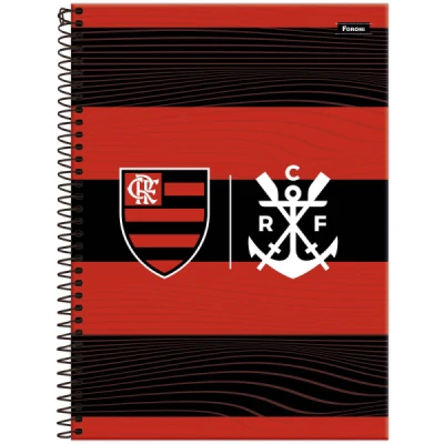 CADERNO 1MT 80F ESP CD UNIV FLAMENGO R9295 FORONI