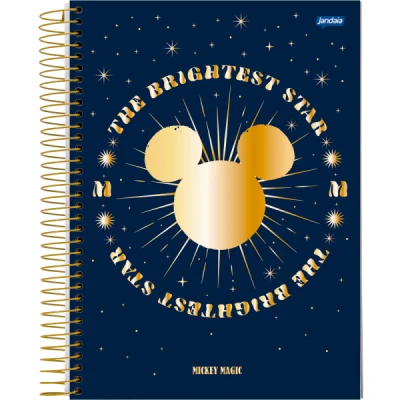CADERNO 10MT 160F ESP CD UNIV CD MICKEY ARTS MAGIC JANDAIA