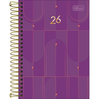 Agenda Spot Feminina Espiral 2026 (129x187mm) - Tilibra