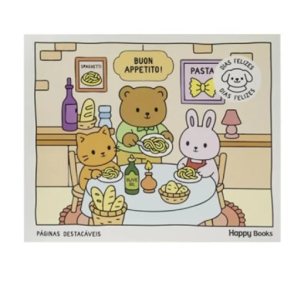 LIVRO DE COLORIR COZY E CUTE: DIAS FELIZES UNIDADE 321184 - TODOLIVRO