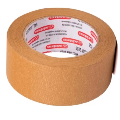 FITA CREPE 770 ADESIVA 48X50M PAPEL CORRUGADO MARROM ADELBRAS