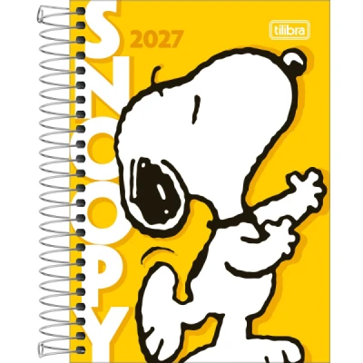AGENDA ESPIRAL SNOOPY M5 (129X187MM) 2027 TILIBRA