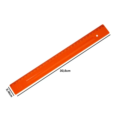 REGUA 30CM AVULSO NEON - MISTA POLIBRAS