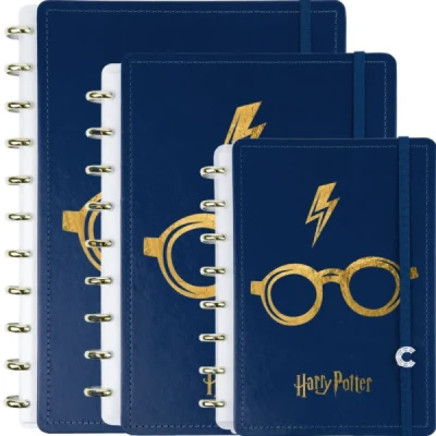 CADERNO INTELIGENTE BY HARRY POTTER AZUL - MEDIO CIMD3343