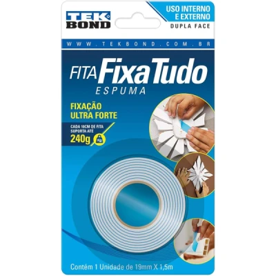 FITA ESPUMQA DUPLA FACE TEK BOND 240G