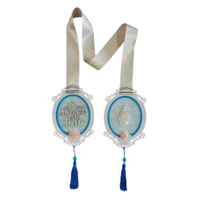 ESCAPULARIO DE PORTA RESINA NOSSA SENHORA MDF ES-002