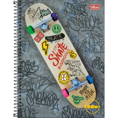 CADERNO ESPIRAL CD UNIVERSITÁRIO ZOOM+ MASC TILIBRA