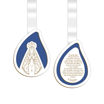 ESCAPULARIO DE PORTA APARECIDA MDF ESG-001 BELLA ARTE