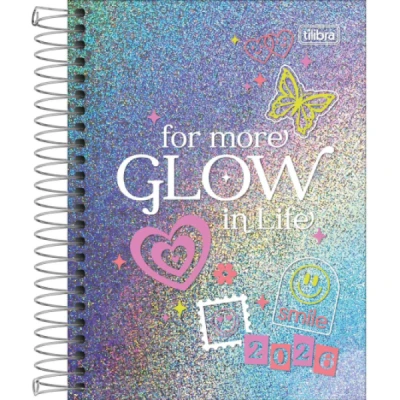 AGENDA ESPIRAL GLOW M4 TILIBRA
