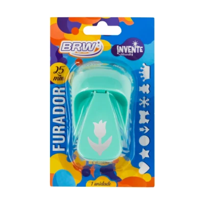 FURADOR DE EVA 25MM FLOR BRW FE2504
