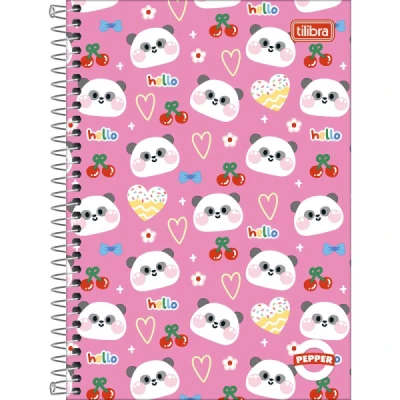 CADERNO ESP CD UNIV PEPPER  FEM TILIBRA
