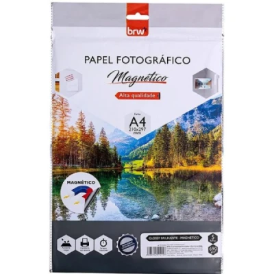 PAPEL FOTO GLOSSY IMANTADO 690G A4 PP0569 BRW - UNID