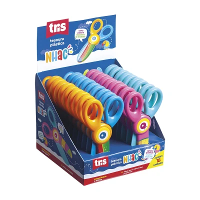 TESOUA ESCOLAR NHAC 13CM PLASTICA TRIS