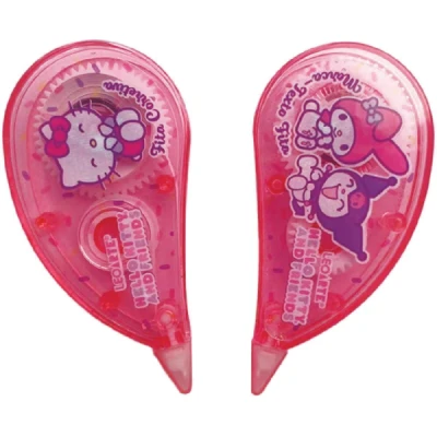 FITA CORRETIVA + MARCA-TEXTO FITA 5MMX5M HELLO KITTY E AMIGOS- BLISTER C/ 2 UNID. LEOARTE