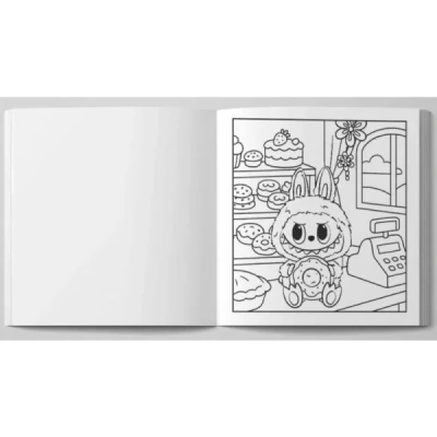 LIVRO DE COLORIR MONSTRINHO AMIGO 23X23 32P VD UNIDADE 711605 - PAE EDITORA