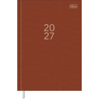 AGENDA COSTURADA MILANO (134X192MM) M5 2027 TILIBRA