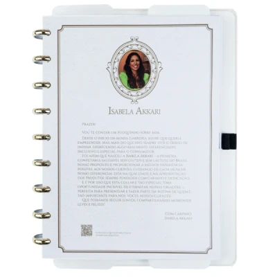 CADERNO INTELIGENTE ISA AKKARI PURPLE KEY