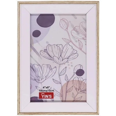 PORTA RETRATO SORRETO MDF/VIDR/PLAS 10X15C CT3936 - TT BRASIL