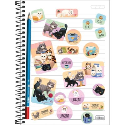 ADESIVO DECORADO DUPLO G PURRFECT CATS TILIBRA
