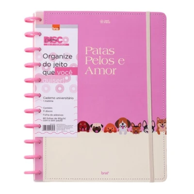 CADERNO DISCO BEST FRIEND - 280X215 - 80F CD1016 BRW