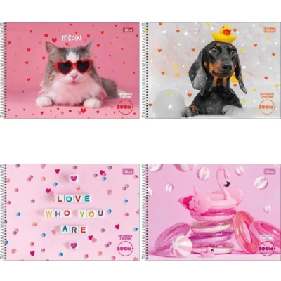 CADERNO DESENHO 96F ESP CD ZOOM+FEM TILIBRA