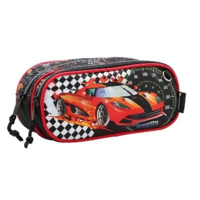 ESTOJO 2ZIP DE POLYESTE CG34374 PRETO SPEED RUNNER R.VIX CHENSON