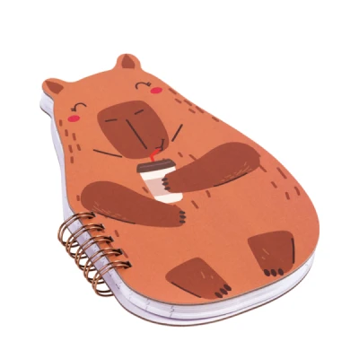 CADERNO FORMATO ZOO PANDA E CAPIVARA - 100X156 - 80 FOLHAS NB8511 BRW