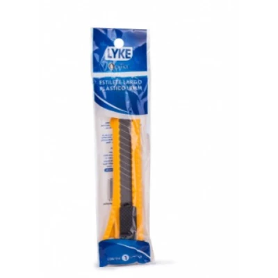 ESTILETE PLASTICO - LAMINA 18MM LYKE