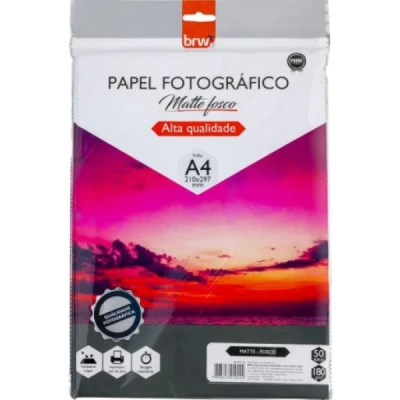 PAPEL FOTO MATE 180G C/50 FLS PP5118 BRW
