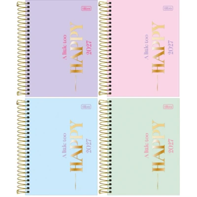 AGENDA ESPIRAL HAPPY (117X164MM) M4 2027 TILIBRA