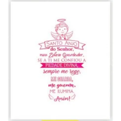 CAIXA PRESENTE SANTO ANJO ROSA TC-009 BELLA ARTE