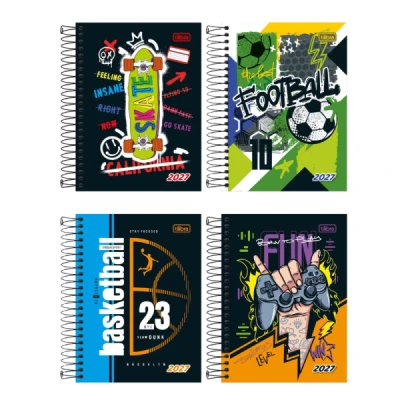 AGENDA ESPIRAL D+ MASC (117X164MM) M4 2027 TILIBRA